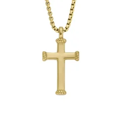 Collier Homme Fossil Bijoux - JF04701710 - Acier Doré