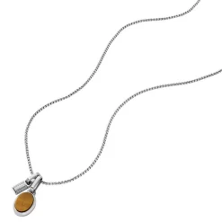 Collier Homme Fossil Bijoux Acier Classique Jewelry - JF04852040 Acier inoxydable