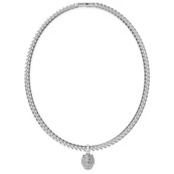 Collier Homme Guess Bijoux - JUMN01301JWST LION KING Acier Argent