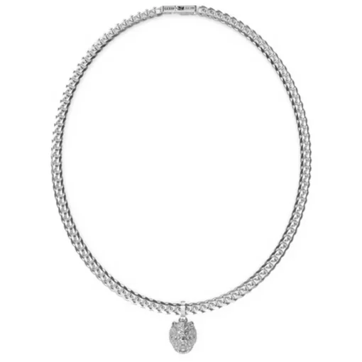 Collier Homme Guess Bijoux - JUMN01301JWST LION KING Acier Argent
