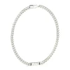 Collier Homme Guess Bijoux Inscription - JUMN04400JWST Acier Argent