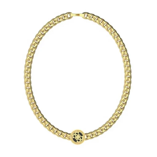Collier Homme Guess Bijoux - JUMN02112JWYGBK 4G ICON Acier doré
