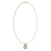 Collier Homme Guess Bijoux Lion King JUMN05001JWYG Acier Doré