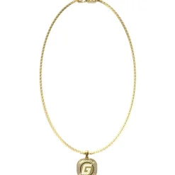 Collier homme JUMN01368JWYG Champions Acier Doré