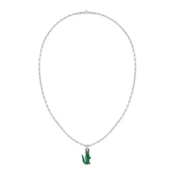 Collier Homme Lacoste Arthor 2040228 - Acier Vert