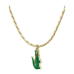 Collier Homme Lacoste Arthor 2040229 - Acier Doré, Vert