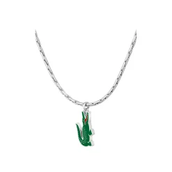 Collier Homme Lacoste Arthor 2040228 - Acier Vert