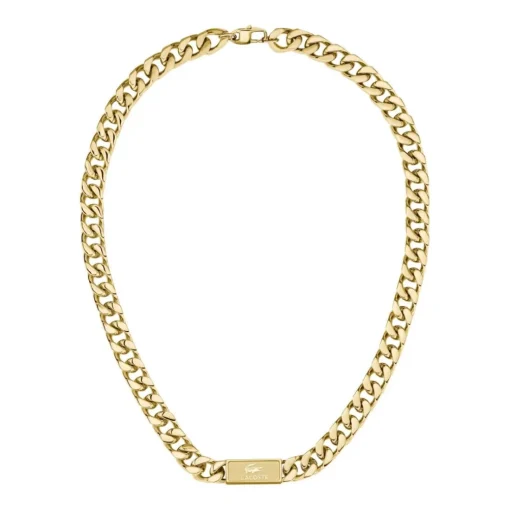 Collier Homme Lacoste Backhand - 2040434 Acier Doré