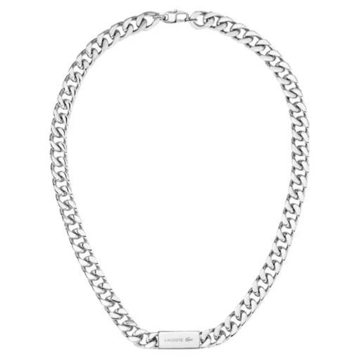 Collier Homme Lacoste Backhand - 2040433 Acier Argent