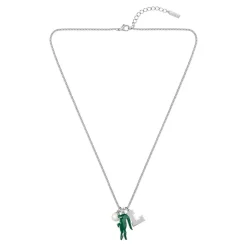 Collier Homme Lacoste Umpire - 2040453 Acier Argent, Vert
