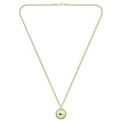Collier Homme Lacoste Vigor - 2040448 Acier Doré, Vert