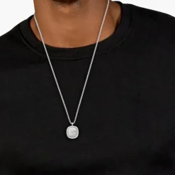 Collier Homme Lacoste Vigor - 2040410 Acier Argent