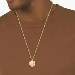 Collier Homme Lacoste Vigor - 2040411 Acier Doré