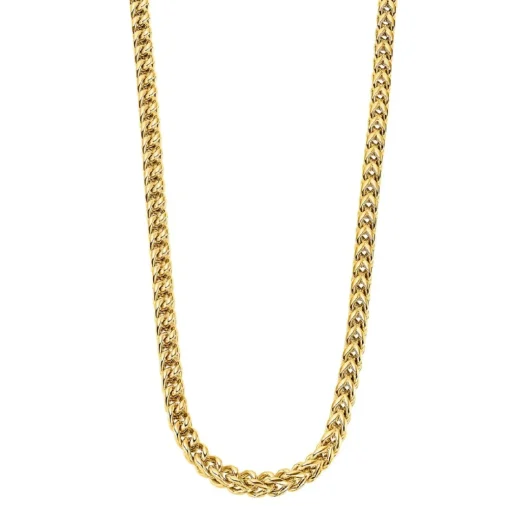 Collier Homme Lotus Style Bijoux Men In Black LS2290-1-2 Acier doré
