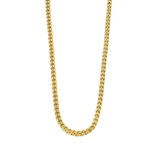 Collier Homme Lotus Style Bijoux Men In Black LS2290-1-2 Acier doré