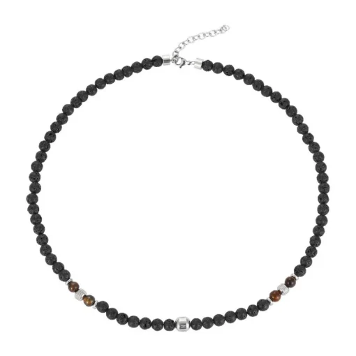 Collier Homme Redskins Bijoux - 285802 Pierre Noir