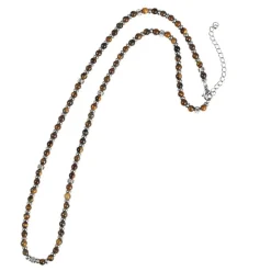 Collier Homme Redskins Bijoux - 285805 Pierre Marron