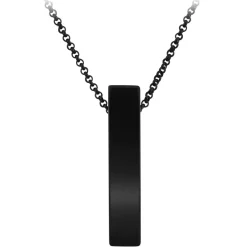Collier Homme So Charm - B4276-AGATENOIR - Collier Mode Homme
