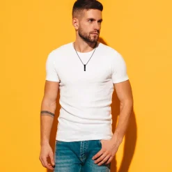 Collier Homme So Charm - B4276-AGATENOIR - Collier Mode Homme