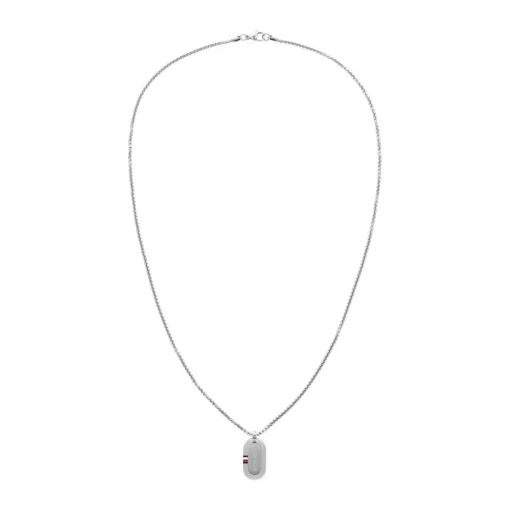 Collier Homme Tommy Hilfiger Bijoux - MINIMALIST 2790384 Acier Argent