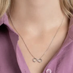 Collier infinity Femme Argent Maison de la Bijouterie WYZYU345