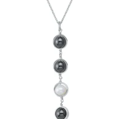 Collier Jourdan CERES AMK030 - Collier En Argent et Hematite Femme