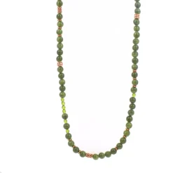 Collier Les Interchangeables A59300 - Sautoir Bobo Chic Kaki Femme