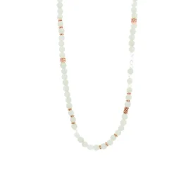 Collier Les Interchangeables A59299 - Sautoir Bobo Chic Gris Femme