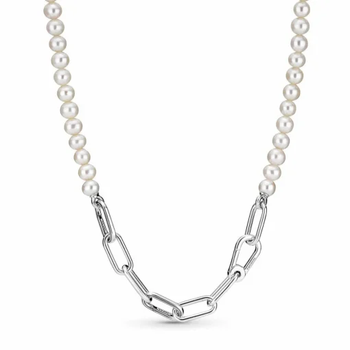 Collier Link et Perles culture d'eau douce Pandora ME