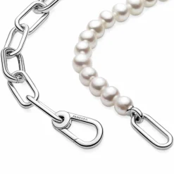 Collier Link et Perles culture d'eau douce Pandora ME