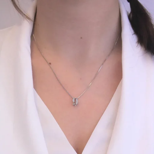 Collier Number 9 Argenté