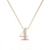 Collier Number 4 Or Rose