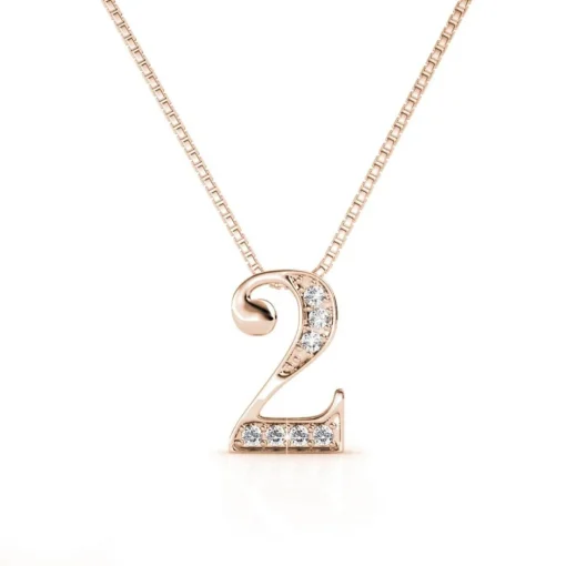 Collier Number 2 Or Rose