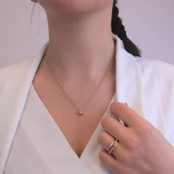 Collier Number 4 Or Rose