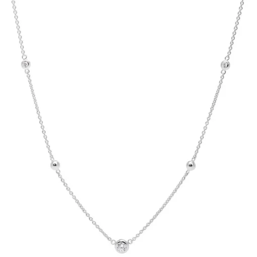 Collier Oxydes Femme Fossil Bijoux-Argent Argent