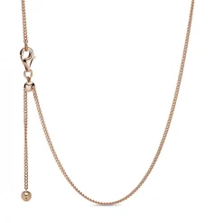 Collier Pandora 388283 - Chaîne Maille Gourmette Pandora Rose Femme