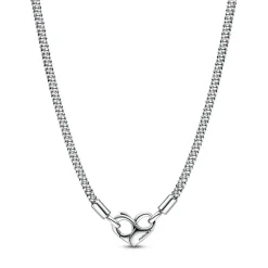 Collier Pandora Moments - Maille Cloutée