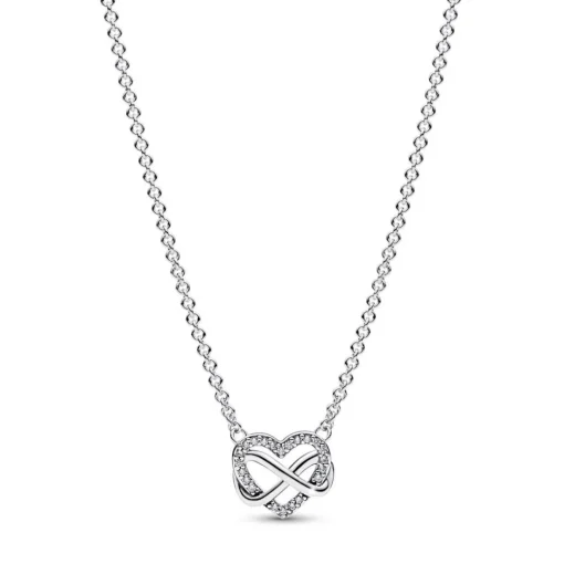Collier Pandora Moments - Cœur de l’Infini Scintillant
