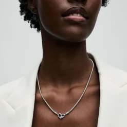 Collier Pandora Moments - Maille Cloutée