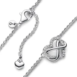 Collier Pandora Moments - Cœur de l’Infini Scintillant