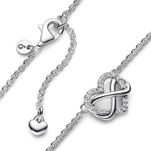 Collier Pandora Moments - Cœur de l’Infini Scintillant