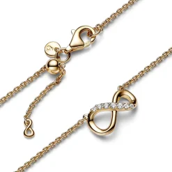 Collier Pandora Moments - Symbole de l’Infini Scintillant