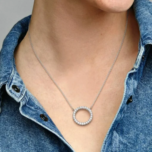 Collier Pandora Signature Cercle Scintillant
