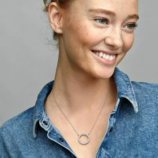 Collier Pandora Signature Cercle Scintillant