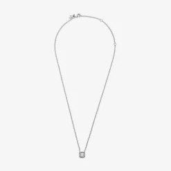 Collier Pandora Timeless Halo Scintillant Carré