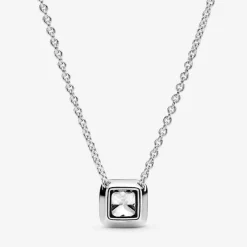 Collier Pandora Timeless Halo Scintillant Carré