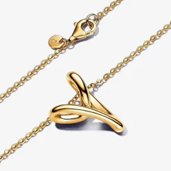 Collier pendentif cœur plaqué or 14 carats
