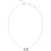 Collier Perfect Acier Rhodié Mini Liens