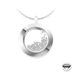 Collier rond SoCharm orné de Cristaux Swarovski