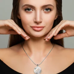 Collier rond SoCharm orné de Cristaux Swarovski